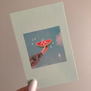 🌻10/$10🌻 Watermelon Postcard Wall Picture Deco